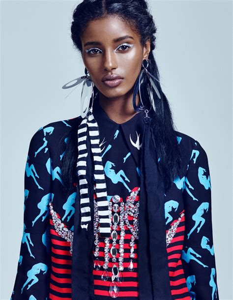 senait gidey versace|Model Minute: Senait Gidey .